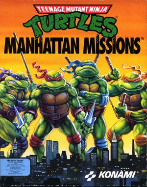 Teenage Mutant Ninja Turtles: Manhattan Missions cover art for DOS