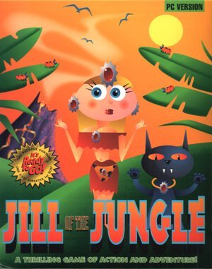 Jill of the Jungle cover art for DOS