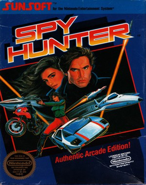 Spy Hunter cover art for Famicom