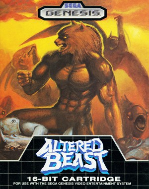 Altered Beast cover art for Genesis