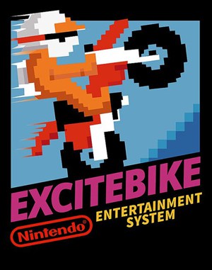 Excitebike cover art for Famicom