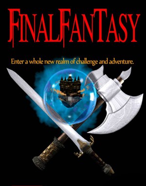 Final Fantasy cover art for Famicom