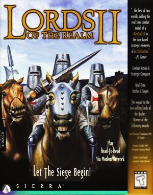 Lords of the Realm II cover art for DOS