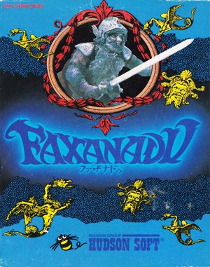 Faxanadu cover art for Famicom