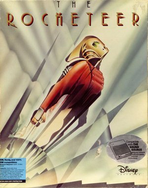 The Rocketeer cover art for DOS