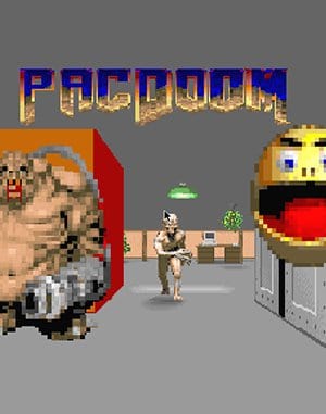 Pacdoom cover art for DOS