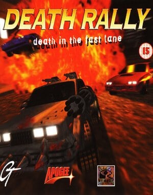 Death Rally cover art for DOS