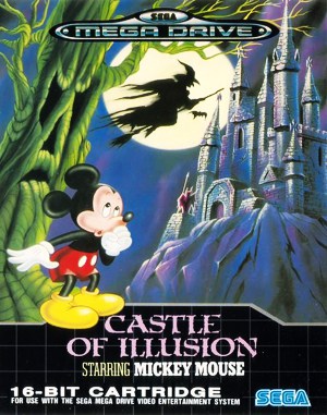 Castle of Illusion Starring Mickey Mouse cover art for Genesis