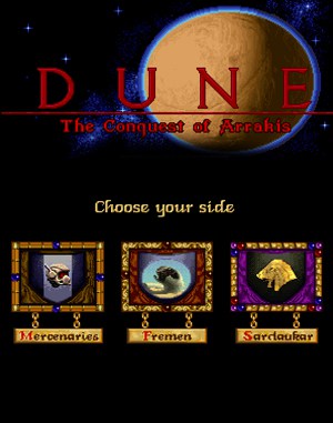 Dune 2 eXtended cover art for DOS