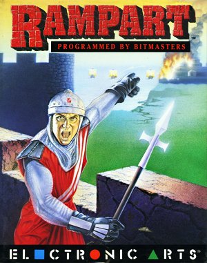 Rampart cover art for DOS