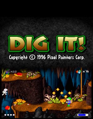 Dig It! cover art for DOS