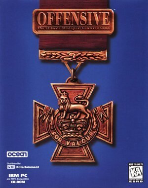 Offensive cover art for DOS