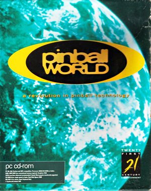 Pinball World cover art for DOS