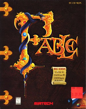 Fable cover art for DOS