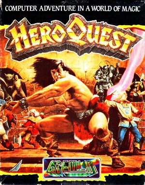 HeroQuest cover art for DOS