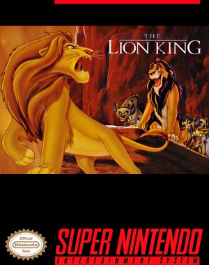 The Lion King cover art for Super Famicom