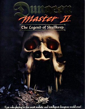Dungeon Master II: The Legend of Skullkeep cover art for DOS