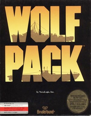 Wolf Pack cover art for DOS