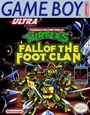Teenage Mutant Ninja Turtles: Fall of the Foot Clan cover art for Game Boy
