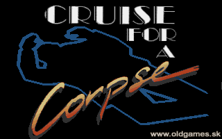 Cruise for a Corpse cover art for DOS