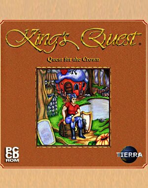 King’s Quest I: Quest for the Crown VGA cover art for DOS