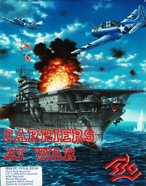 Carriers at War cover art for DOS
