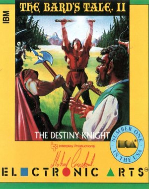 The Bard’s Tale II: The Destiny Knight cover art for DOS
