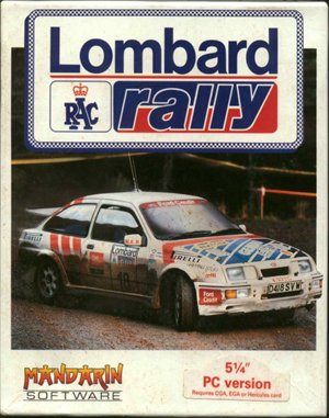 Lombard RAC Rally cover art for DOS