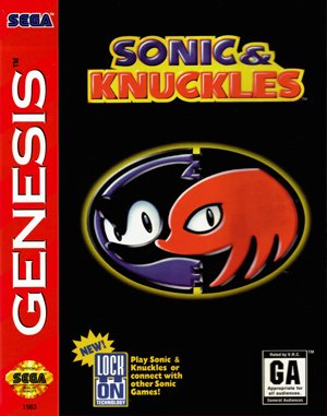 Sonic & Knuckles cover art for Genesis