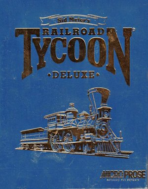 Sid Meier’s Railroad Tycoon Deluxe cover art for DOS