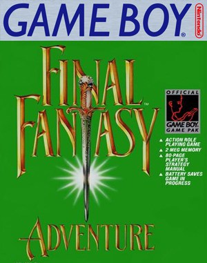 Final Fantasy Adventure cover art for Game Boy