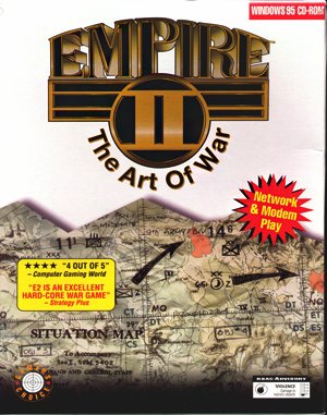 Empire II: The Art of War cover art for DOS