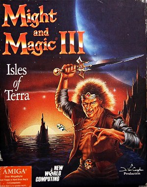 Might and Magic III: Isles of Terra cover art for DOS