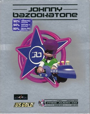 Johnny Bazookatone cover art for DOS