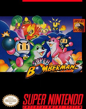Super Bomberman 3 cover art for Super Famicom
