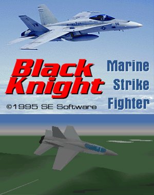 Black Knight: Marine Strike Fighter cover art for DOS