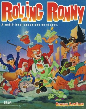 Rolling Ronny cover art for DOS