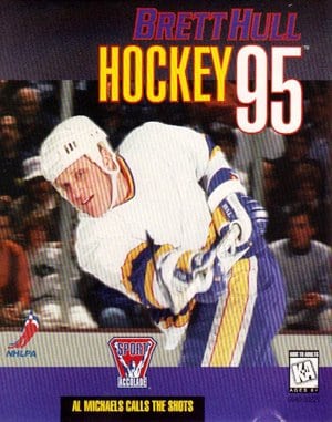 Brett Hull Hockey 95 cover art for DOS