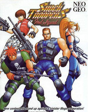 Shock Troopers: 2nd Squad cover art for Neo Geo