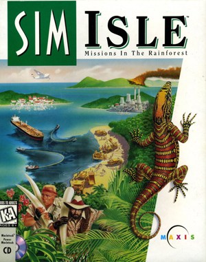SimIsle: Missions in the Rainforest cover art for DOS