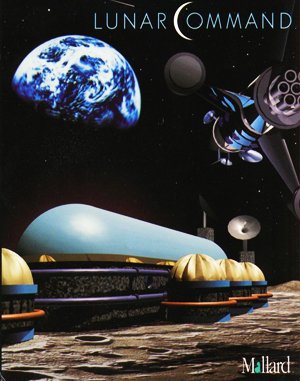 Lunar Command cover art for DOS