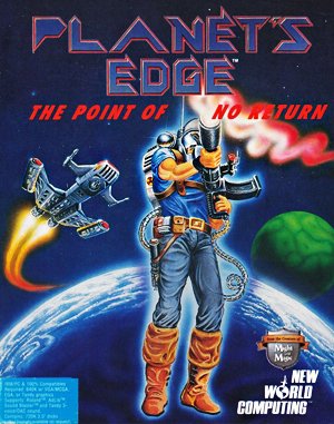 Planet’s Edge: The Point of no Return cover art for DOS