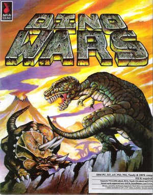Dino Wars cover art for DOS