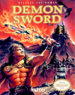 Demon Sword cover art for Famicom