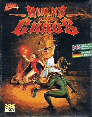 Realms of Chaos cover art for DOS