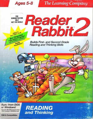 Reader Rabbit 2 cover art for DOS