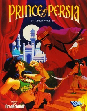 Prince of Persia cover art for DOS