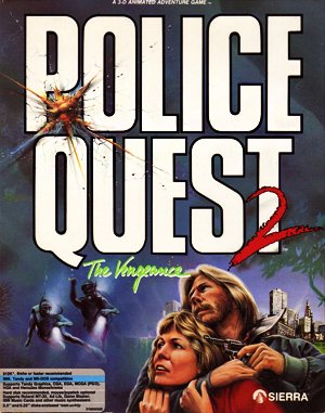 Police Quest 2: The Vengeance cover art for DOS