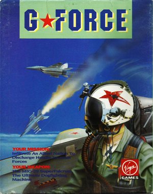 MiG-29M Super Fulcrum cover art for DOS