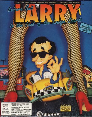 Leisure Suit Larry 1: In the Land of the Lounge Lizards VGA cover art for DOS